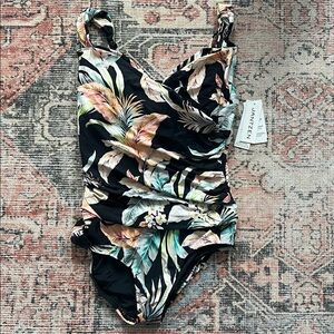 Jantzen One Piece Floral Swim Size‎ 6 NWT
